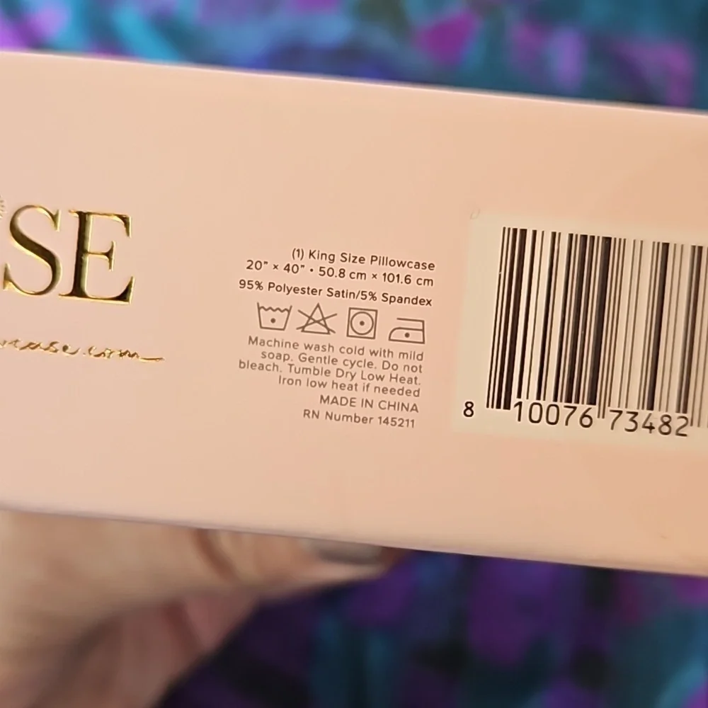 RISE Luxury King Satin Pillowcase Hair & Skin
